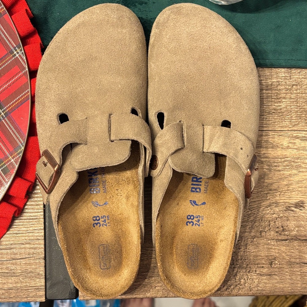 Birkenstock Boston Clogs Size 38